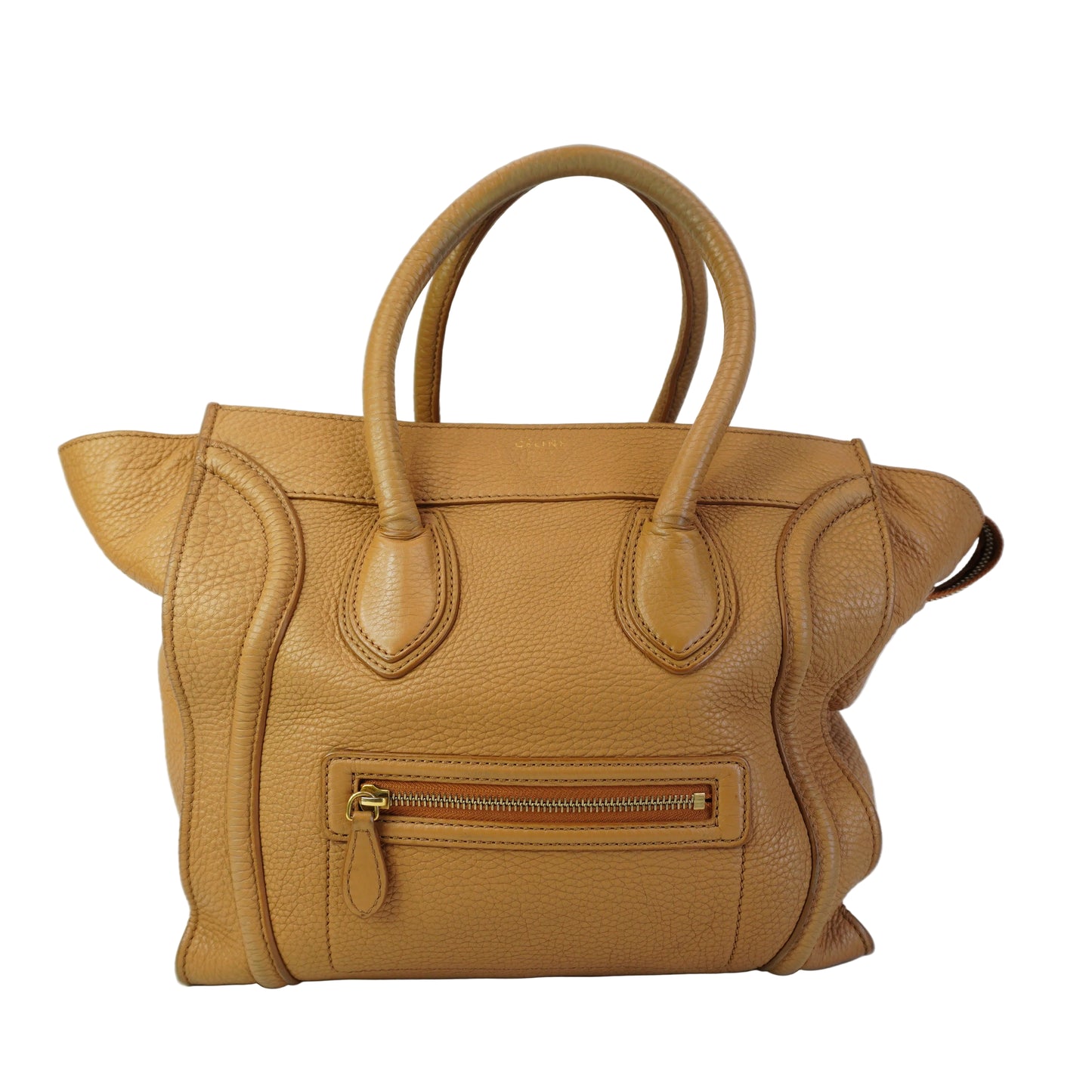 Celine	Luggage  Tote Brown Medium GHW
