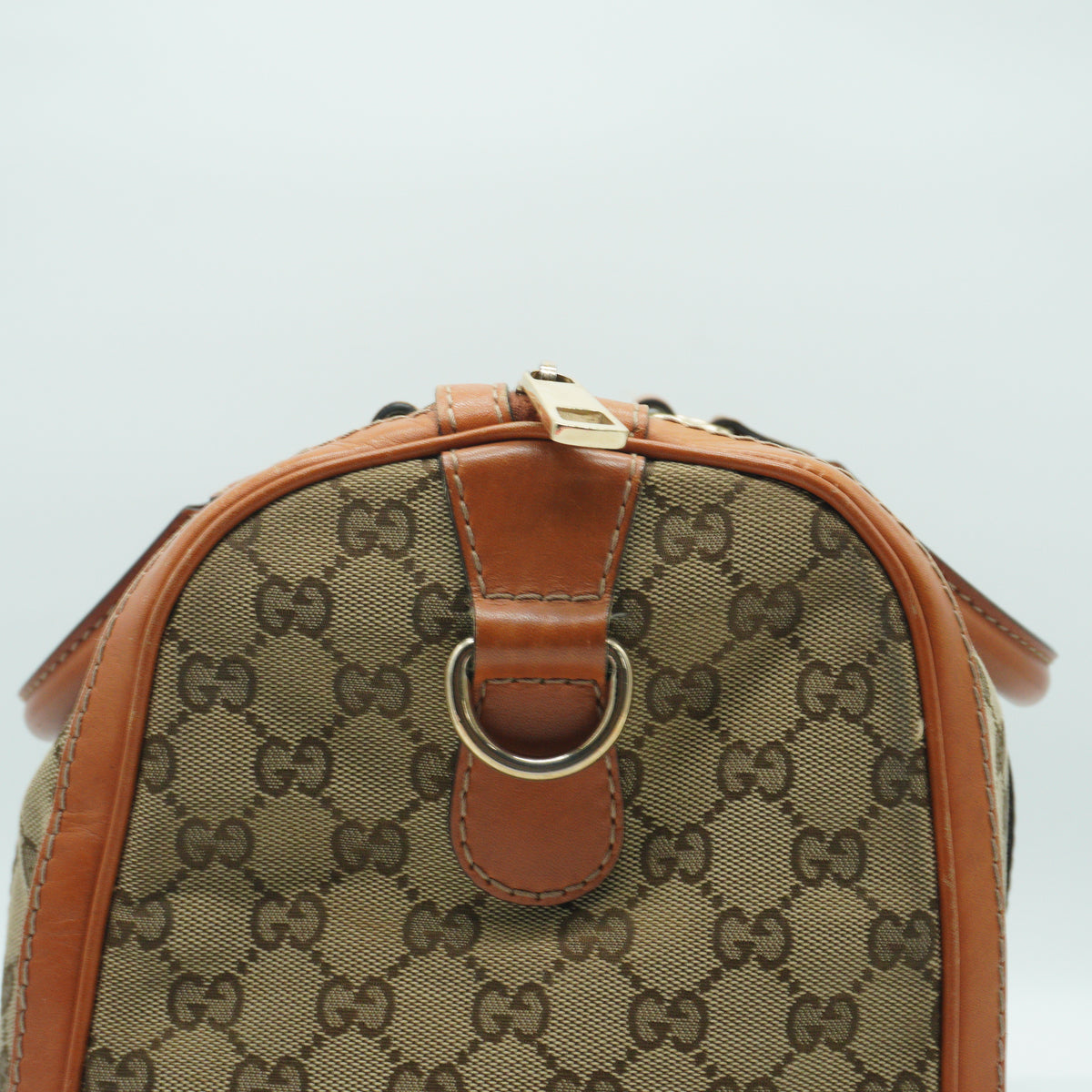 Gucci GG Boston Medium Canvas Beige GHW