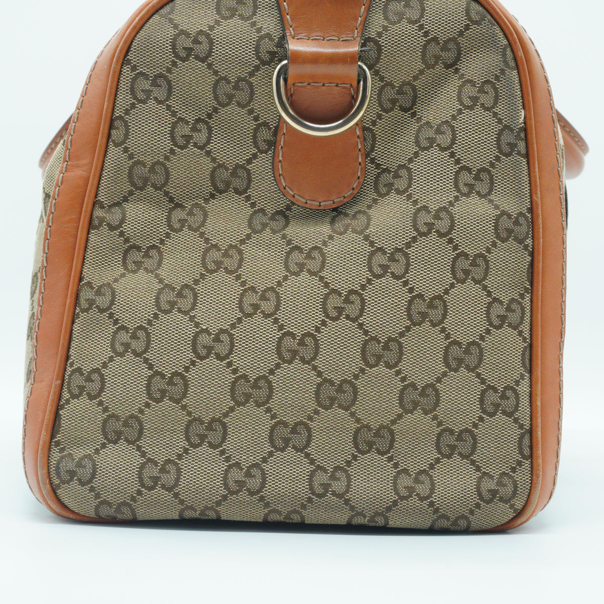 Gucci GG Boston Medium Canvas Beige GHW