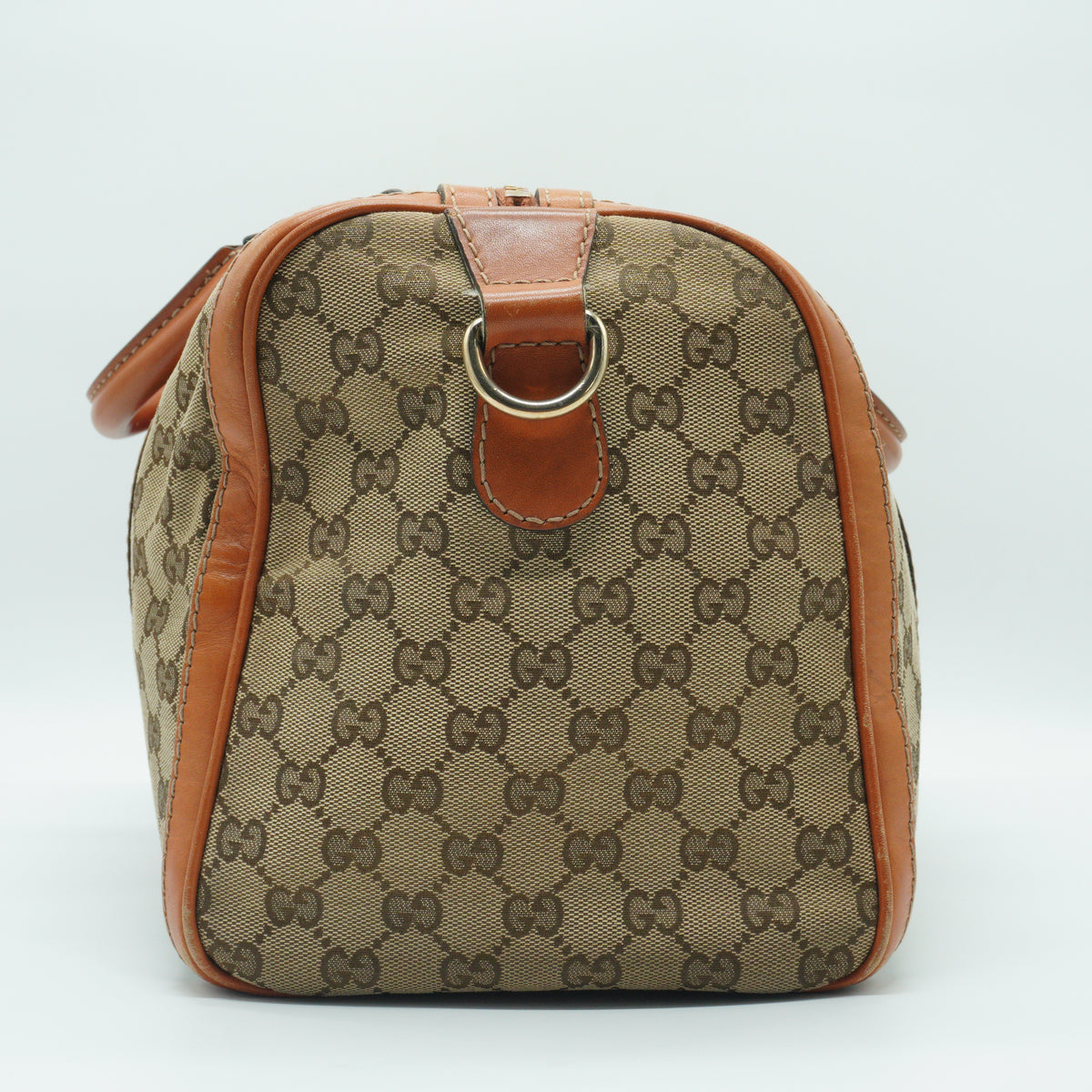 Gucci GG Boston Medium Canvas Beige GHW