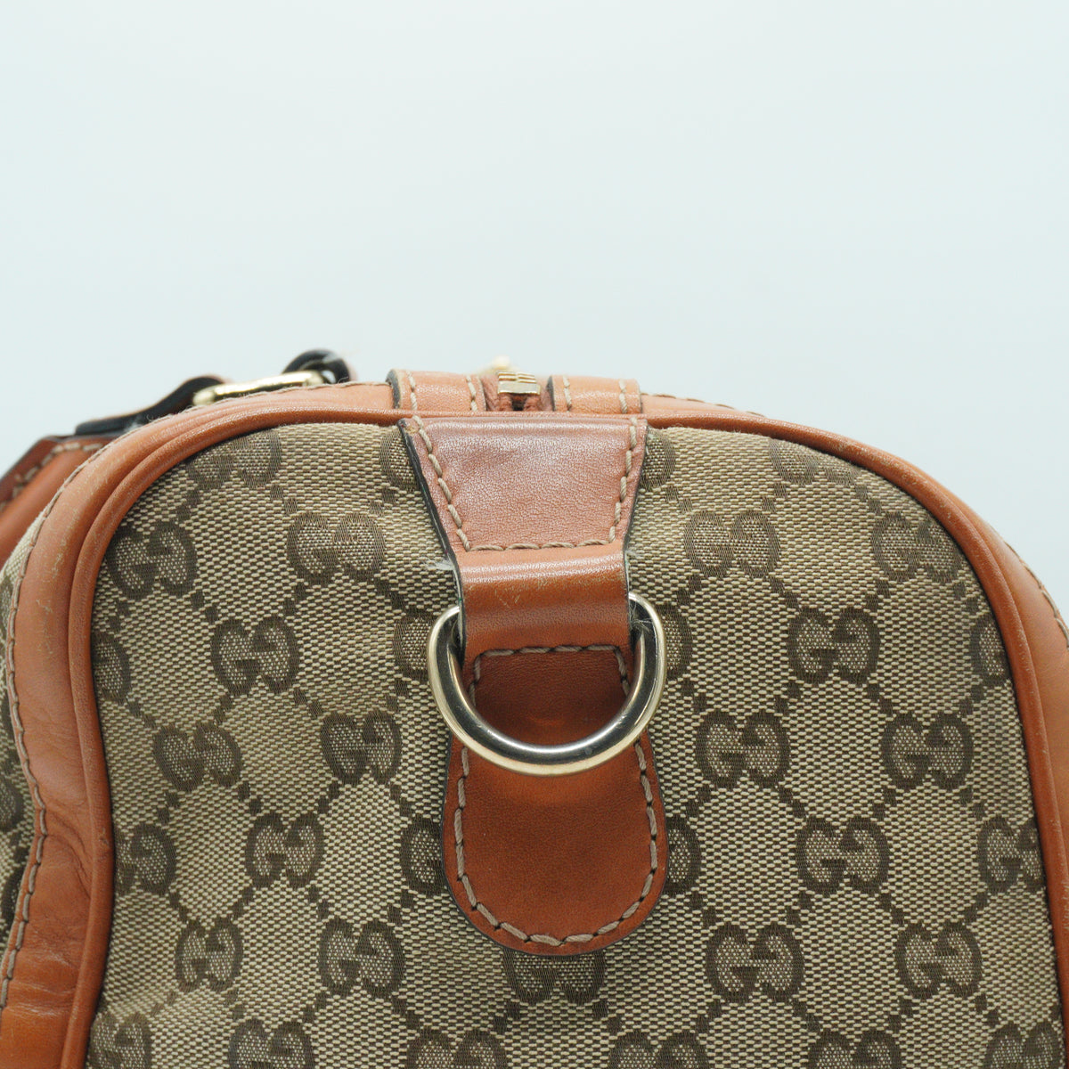 Gucci GG Boston Medium Canvas Beige GHW