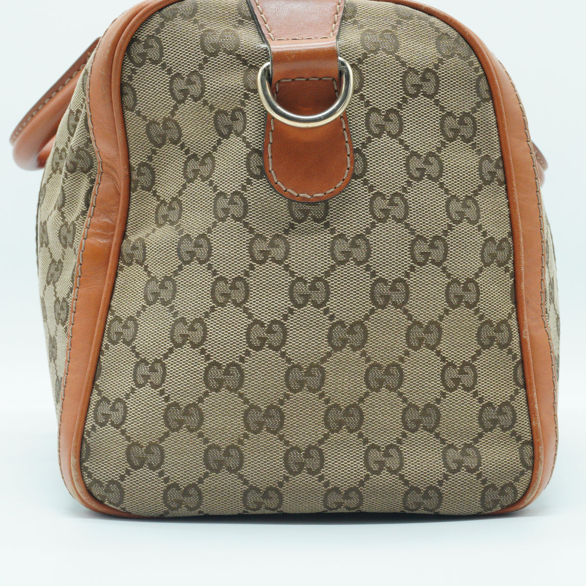Gucci GG Boston Medium Canvas Beige GHW