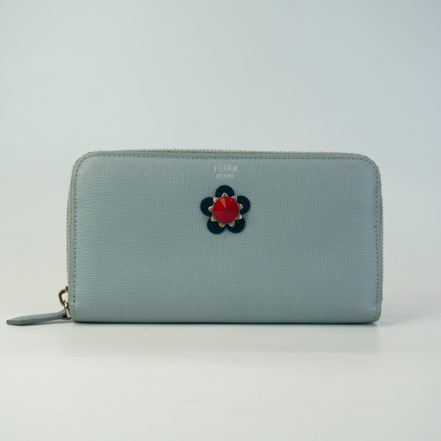 Fendi	Flowerland Zip Around Wallet