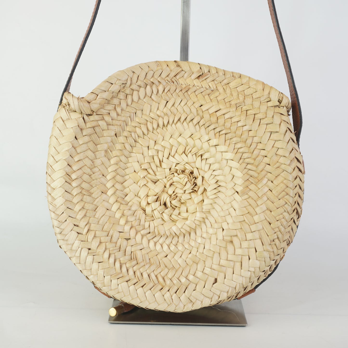 Chloe Marcie Leather Trimmed Raffia Small GHW