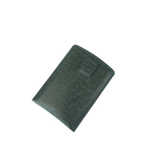 Louis Vuitton	Green Taiga Pull Tab Card Case
