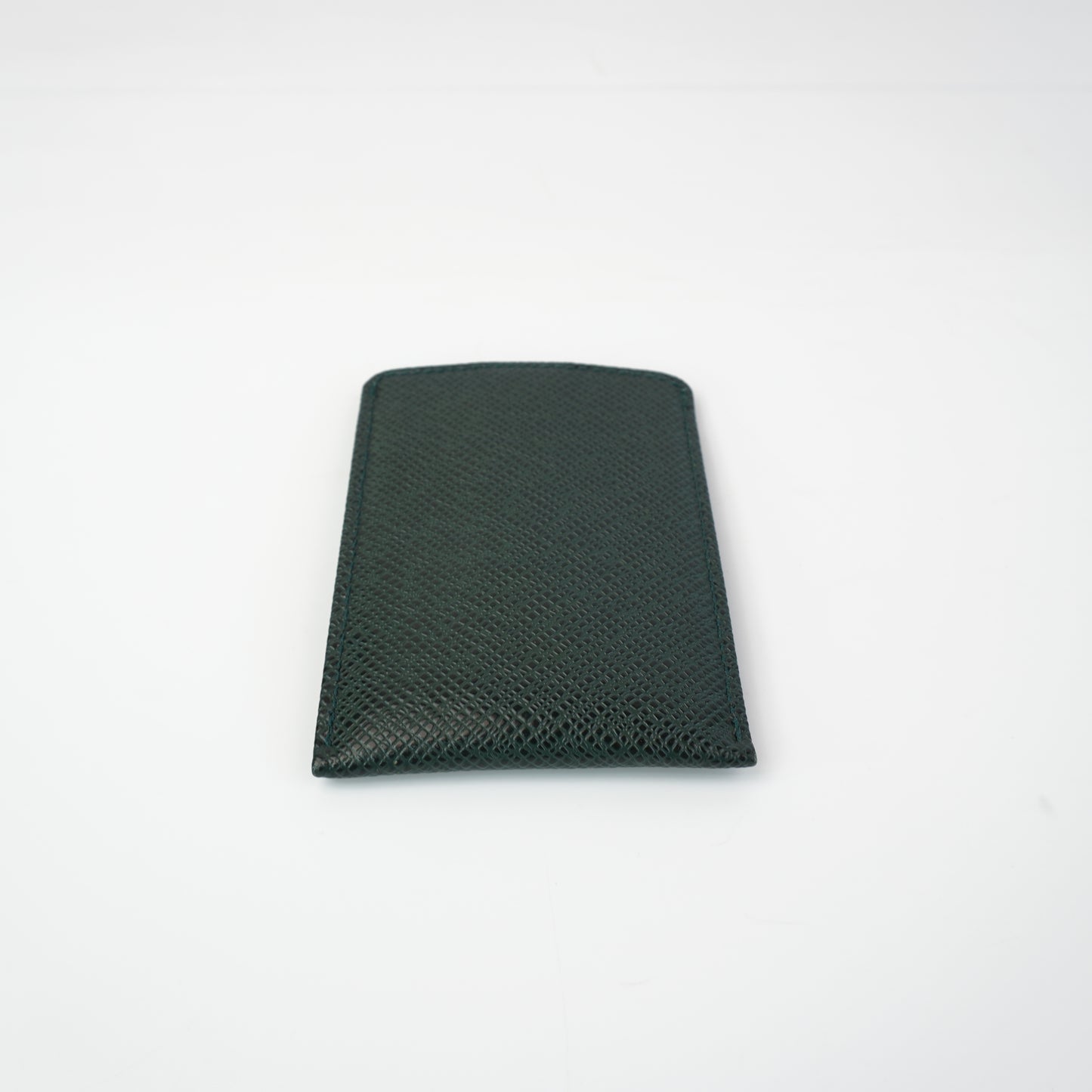 Louis Vuitton	Green Taiga Pull Tab Card Case