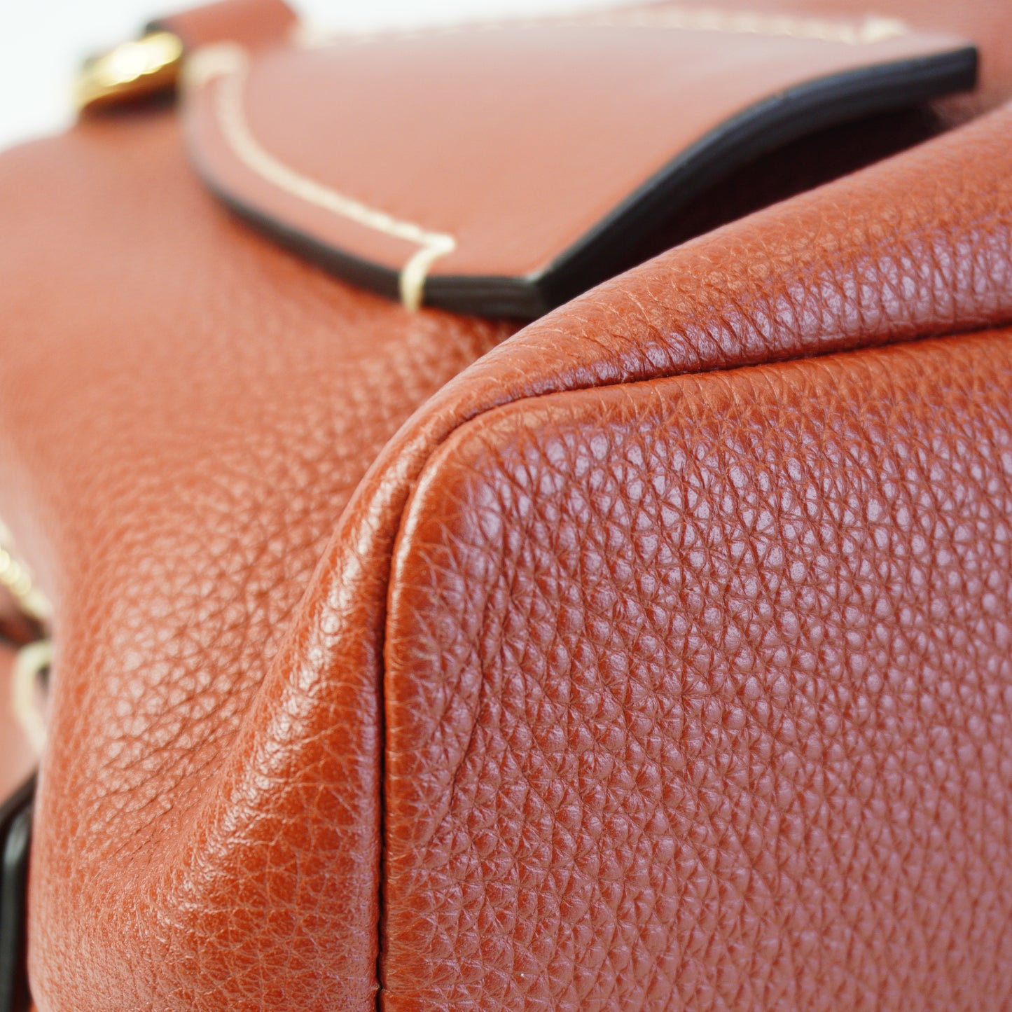 Chloe Small Daria Leather Bag In brown GHW