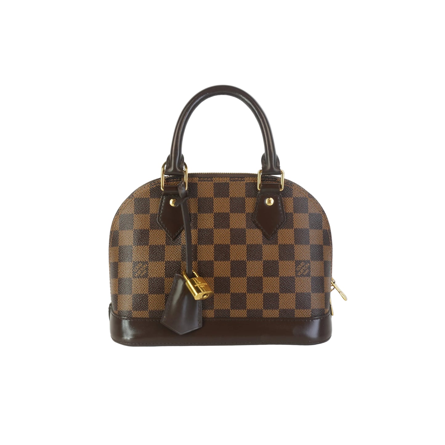Louis Vuitton	Alma BB Damier Ebene Canvas GHW
