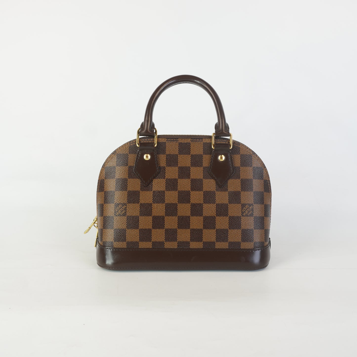 Louis Vuitton	Alma BB Damier Ebene Canvas GHW