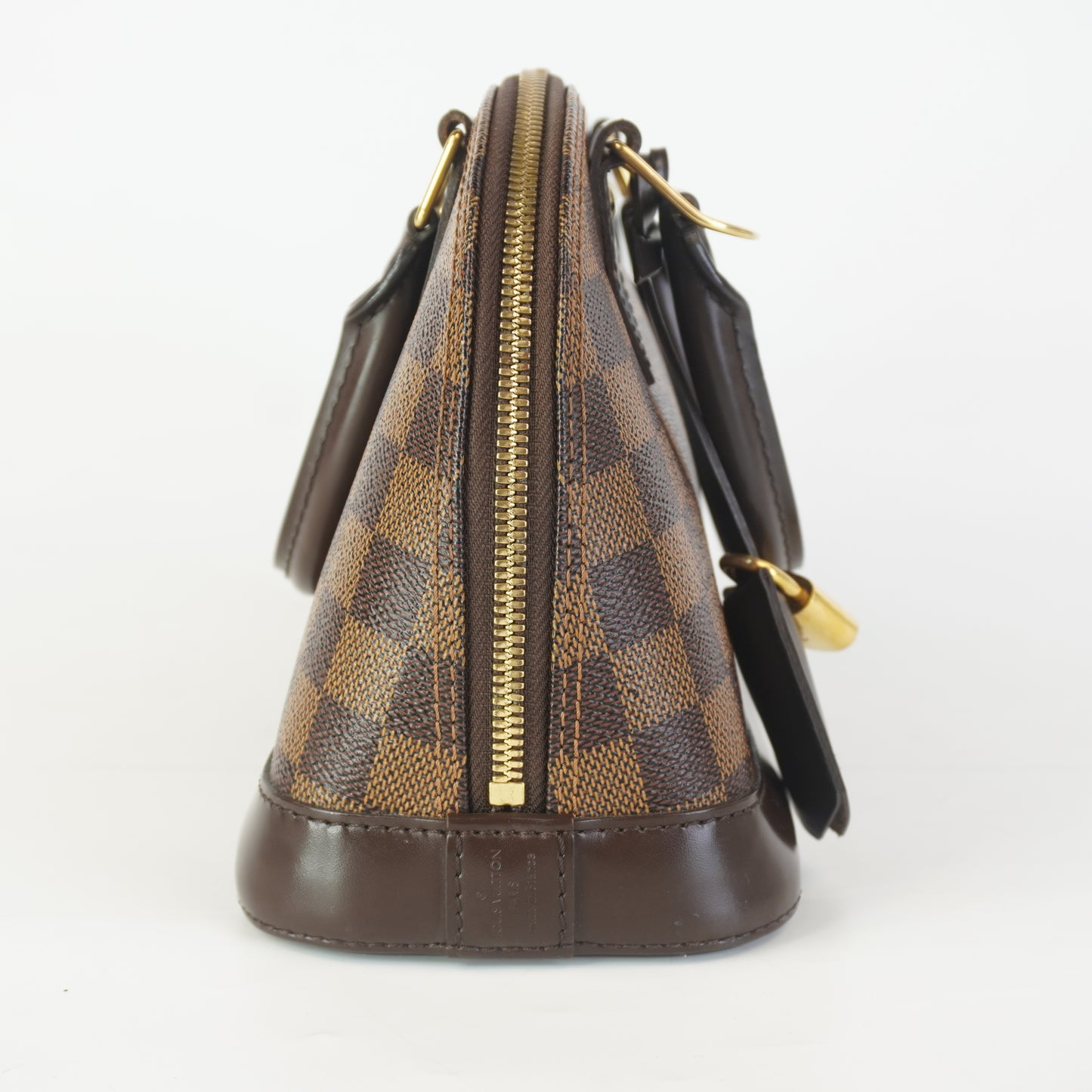 Louis Vuitton	Alma BB Damier Ebene Canvas GHW