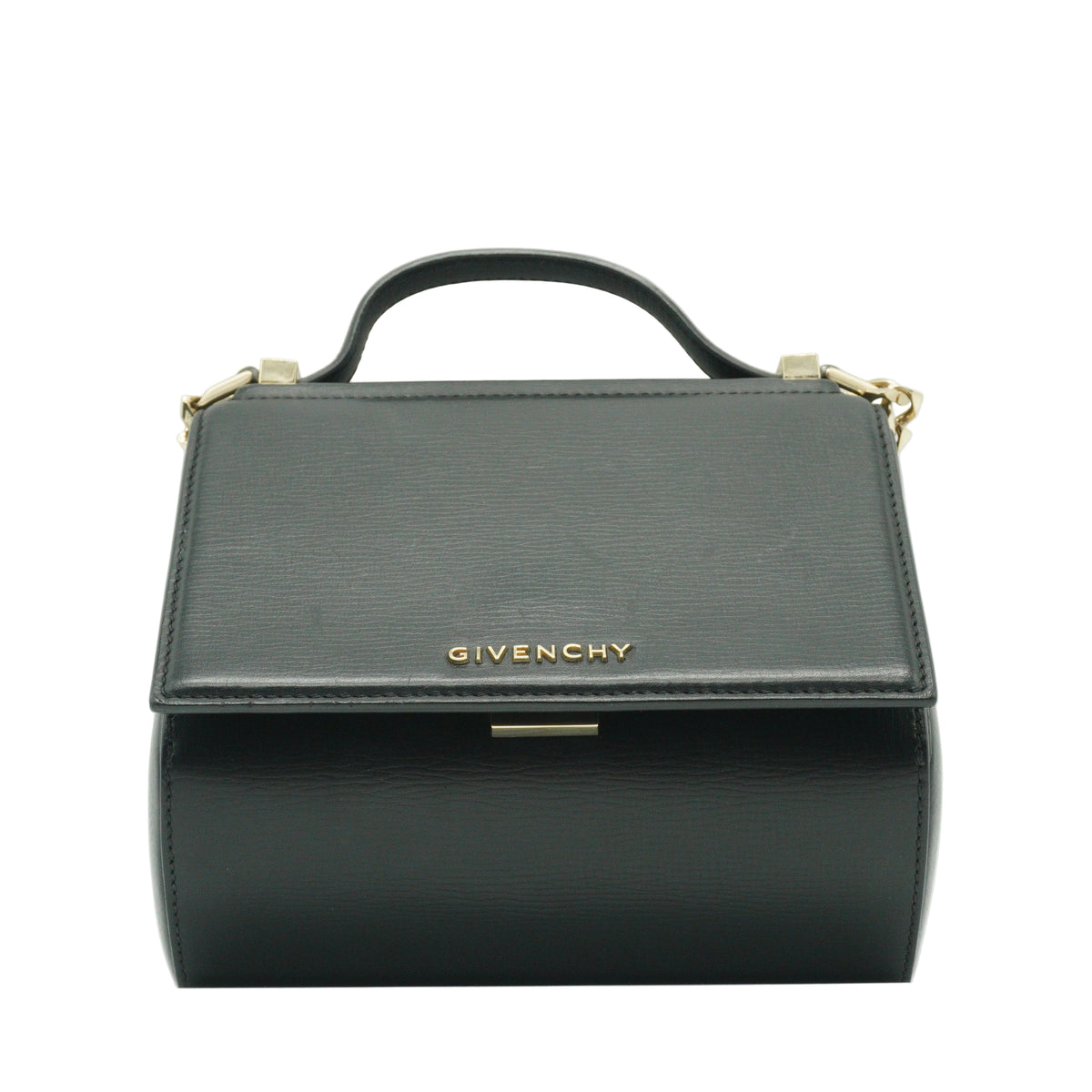 Givenchy	Pandora Box Small Chain Top handle Bag Black SHW