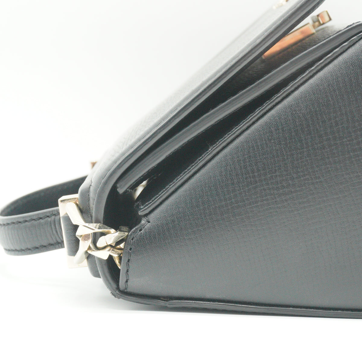 Givenchy	Pandora Box Small Chain Top handle Bag Black SHW
