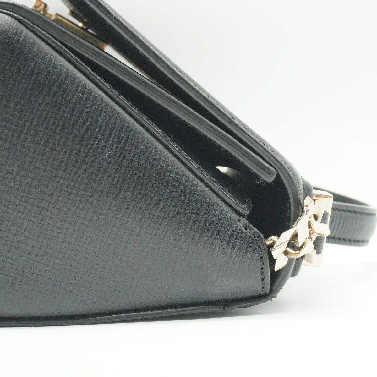 Givenchy	Pandora Box Small Chain Top handle Bag Black SHW