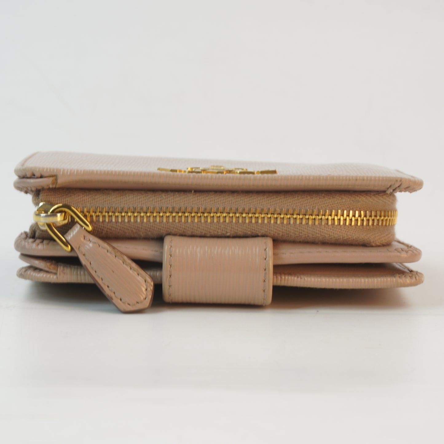 Prada Saffiano Leather Bifold Wallet GHW