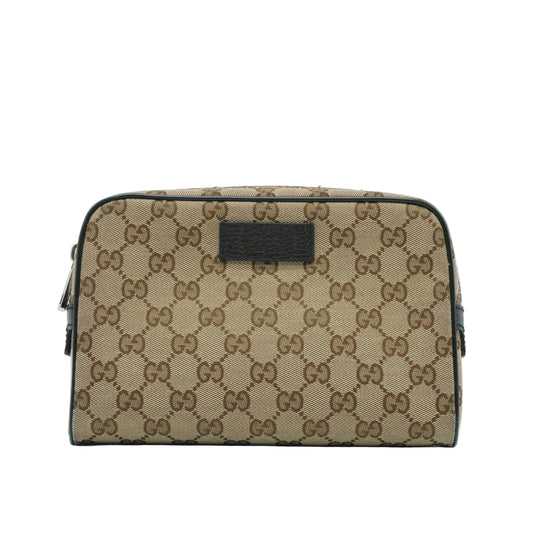 Gucci	Canvas Belt Bag / Waist Bag Small Beige SHW