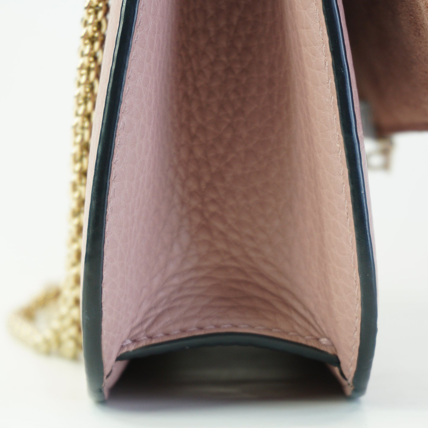 Valentino Rockstud Glam Lock Shoulder Bag GHW Small Mauve