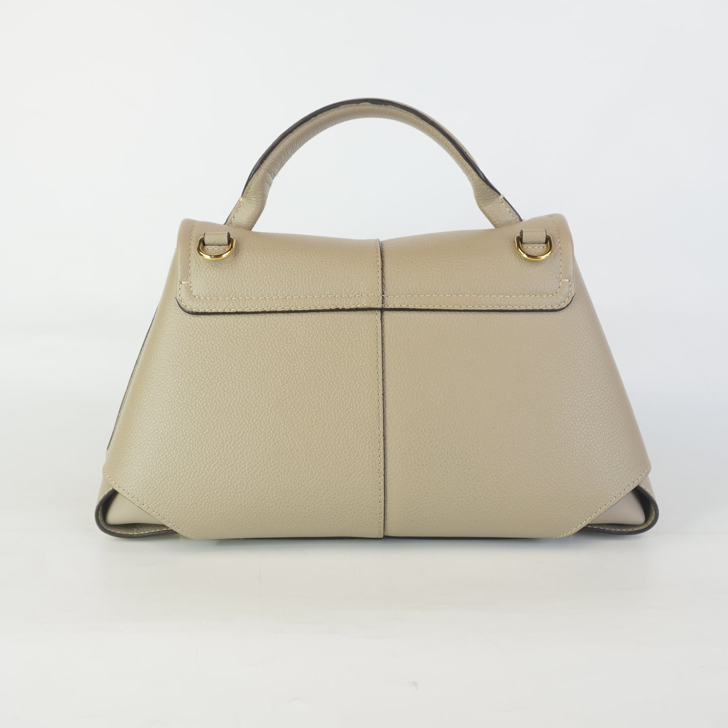 Polene Numero Neuf Beige Leather GHW Medium