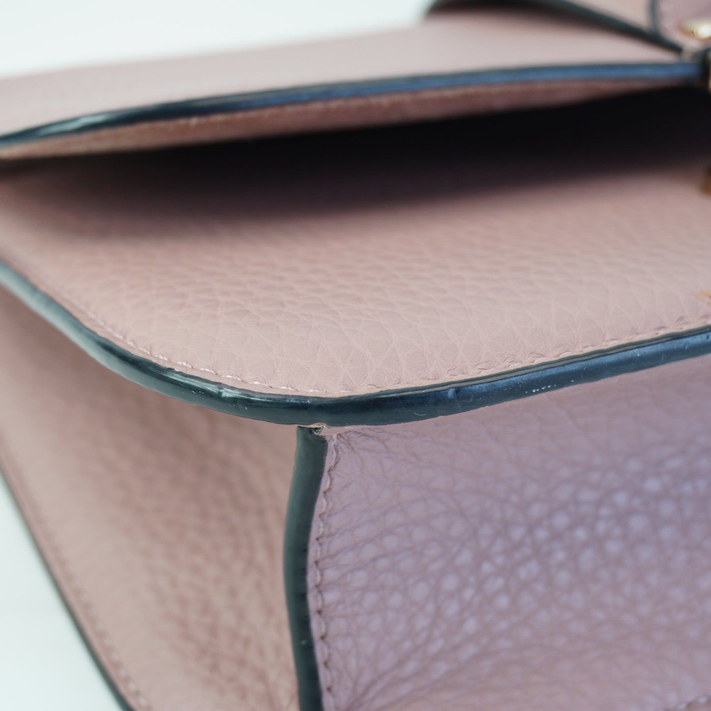 Valentino Rockstud Glam Lock Shoulder Bag GHW Small Mauve