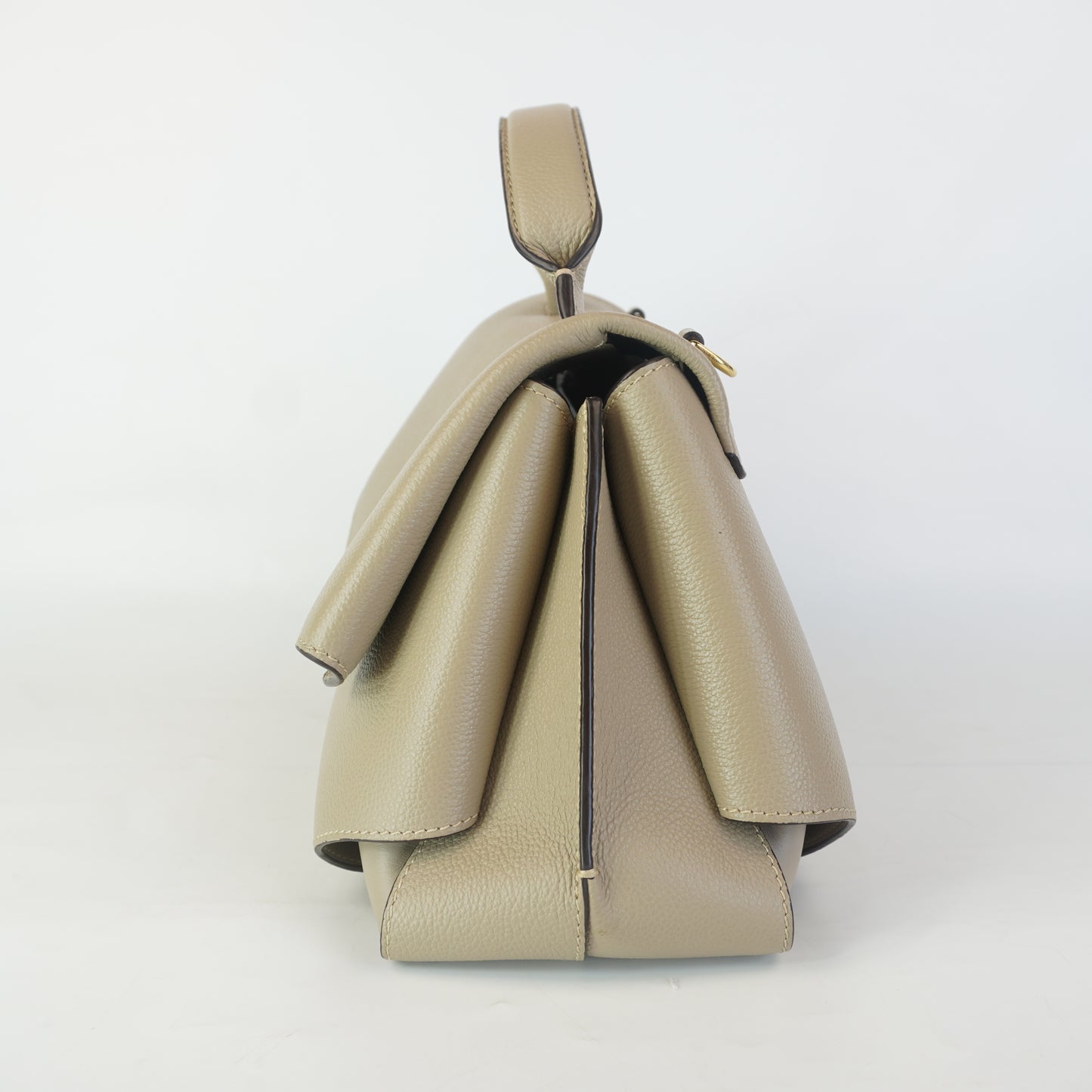 Polene Numero Neuf Beige Leather GHW Medium