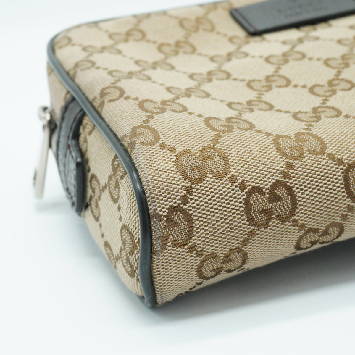 Gucci	Canvas Belt Bag / Waist Bag Small Beige SHW