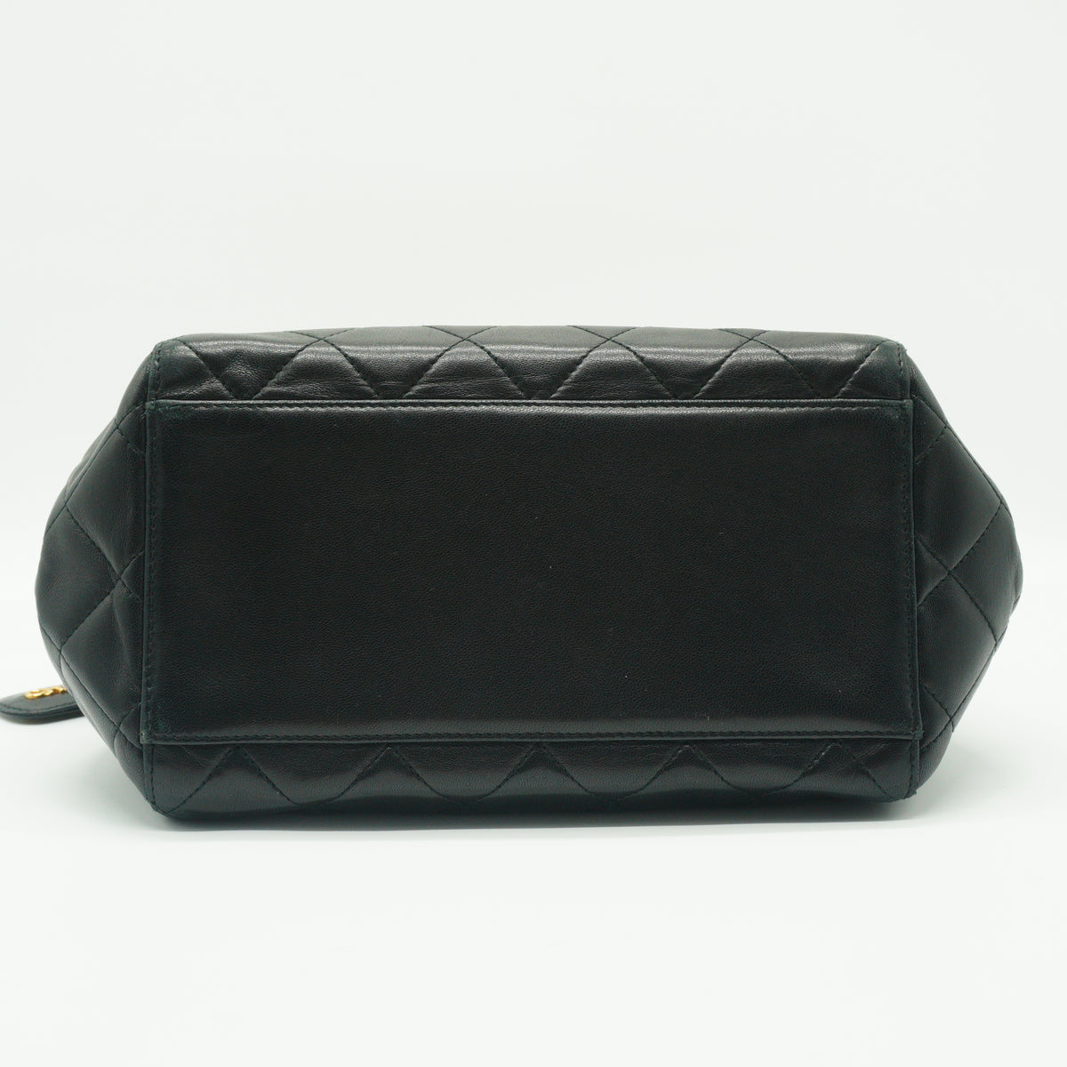 Chanel Black Quilted Lambskin Black Medium GHW