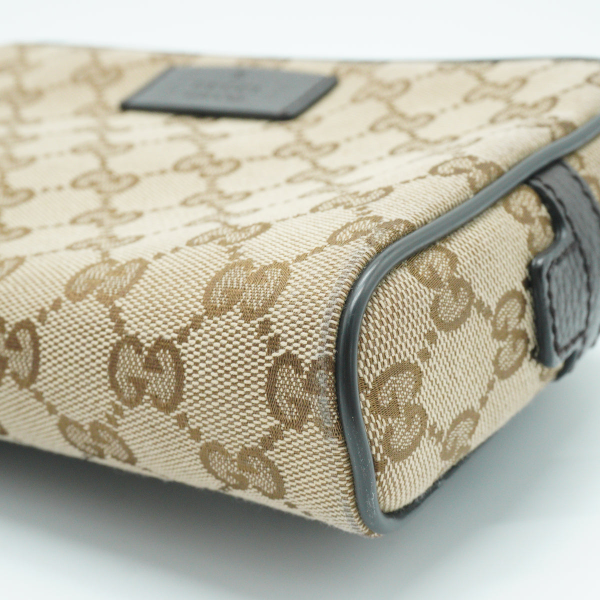 Gucci	Canvas Belt Bag / Waist Bag Small Beige SHW