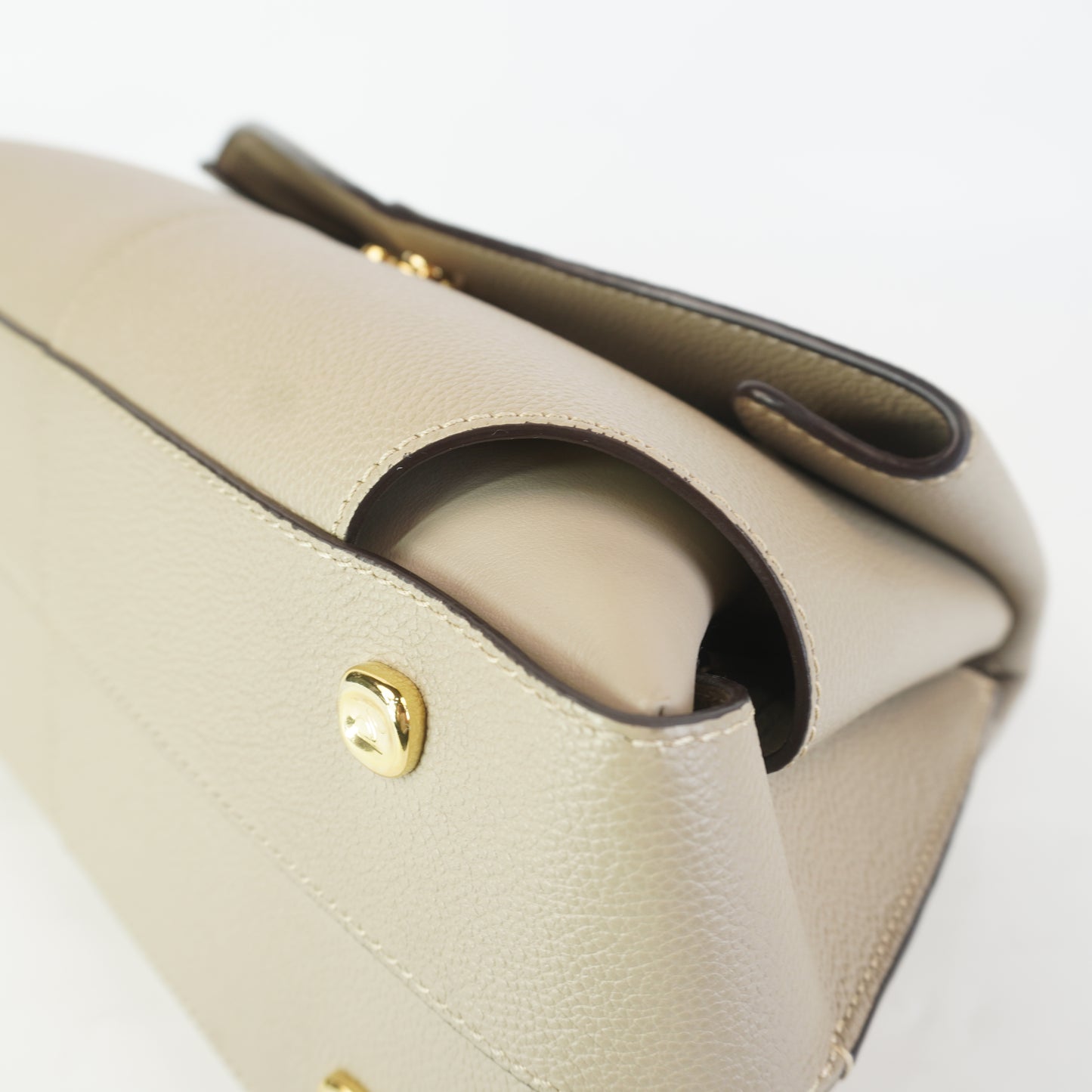 Polene Numero Neuf Beige Leather GHW Medium