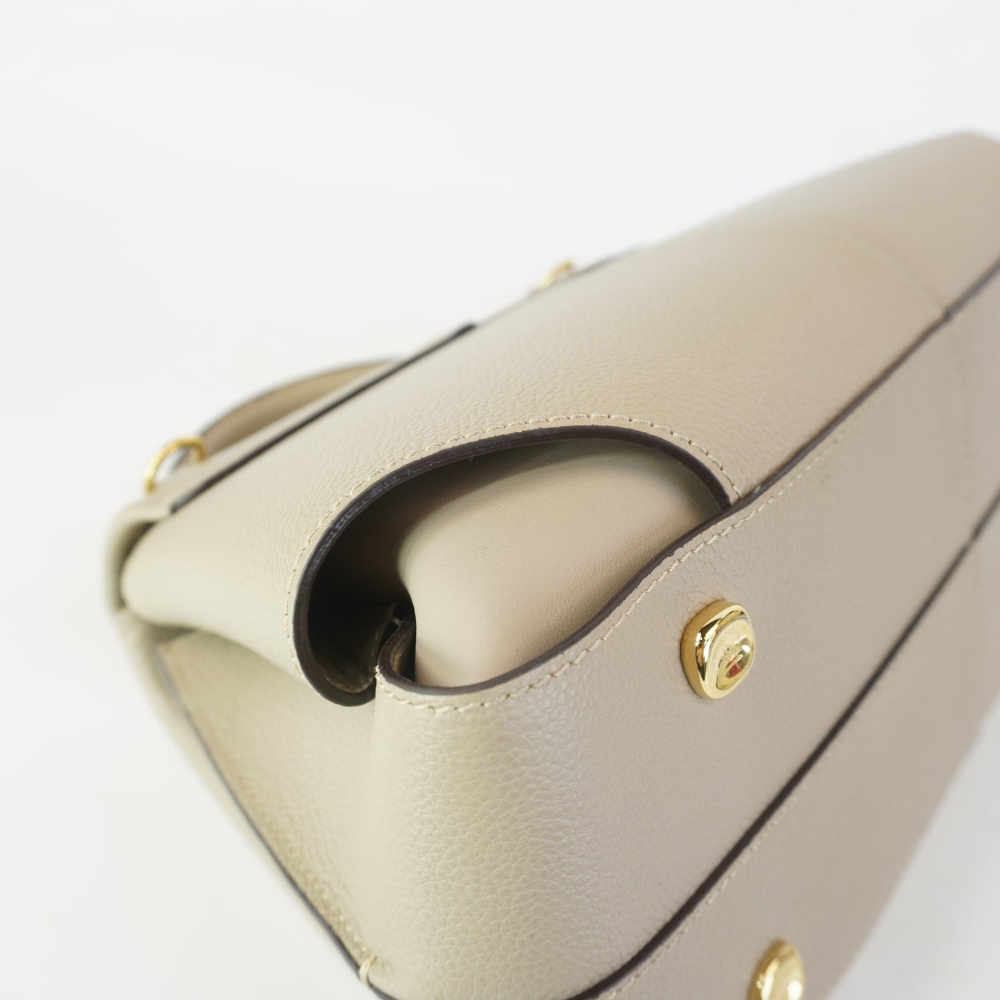 Polene Numero Neuf Beige Leather GHW Medium