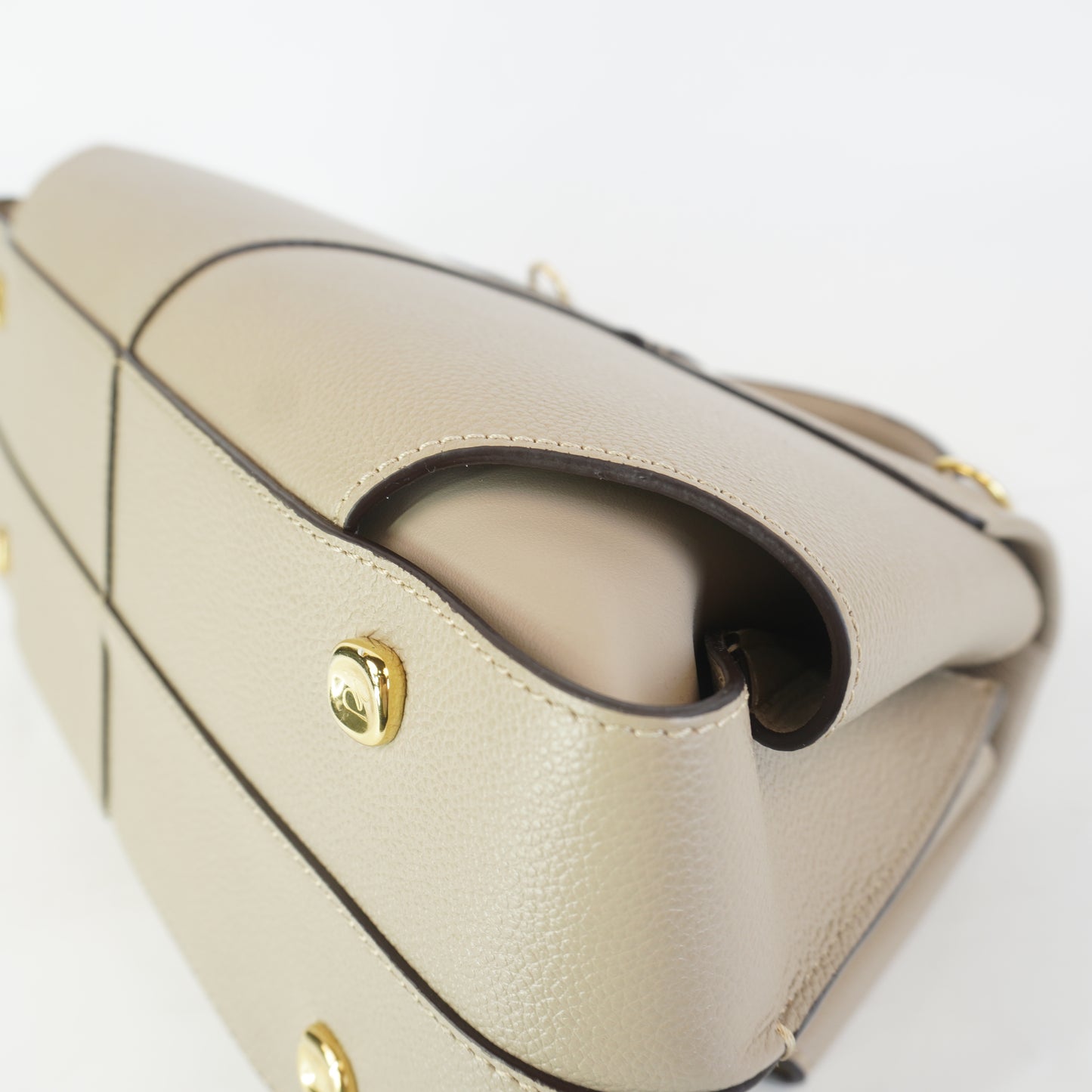Polene Numero Neuf Beige Leather GHW Medium