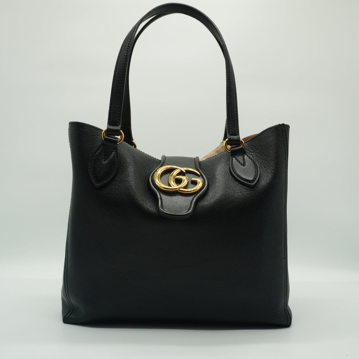 Gucci Dahlia Tote Bag Black Medium