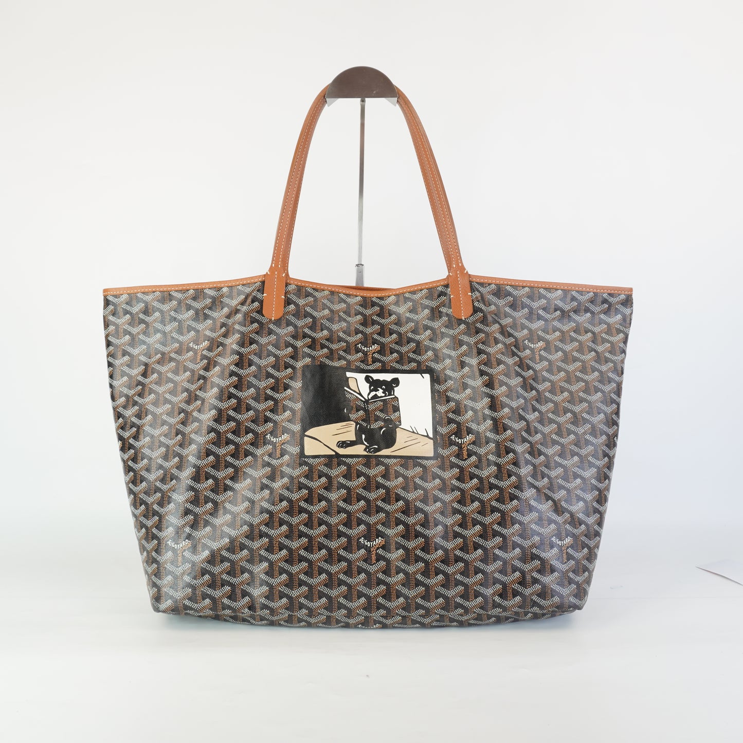 Goyard Saint Louis Tote Hulot Graphic Print Bag