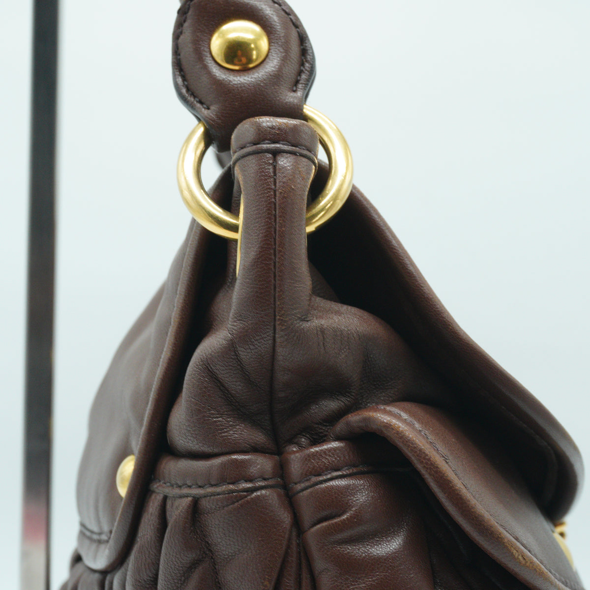 MiuMiu Coffer Hobo Bag Large GHW