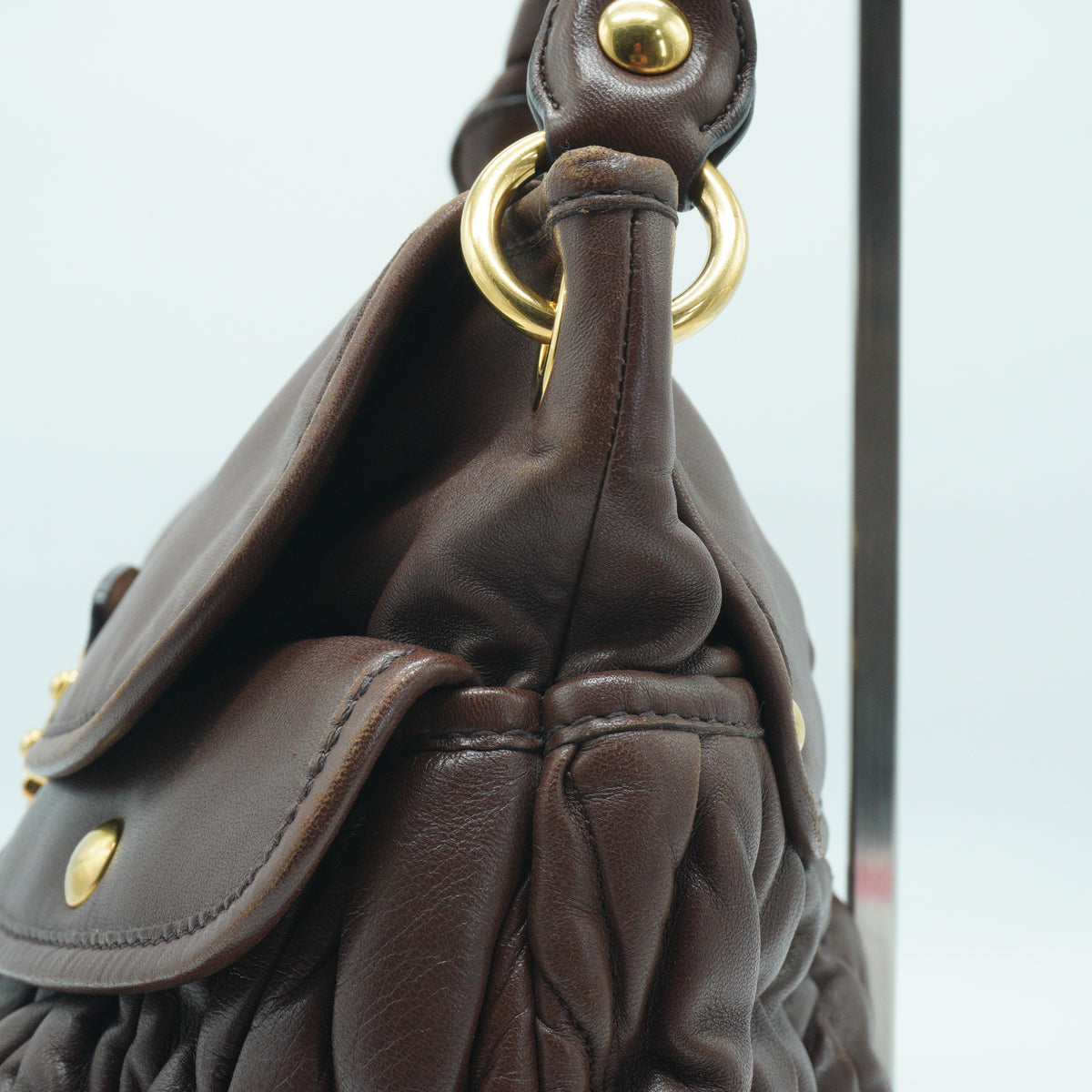 MiuMiu Coffer Hobo Bag Large GHW