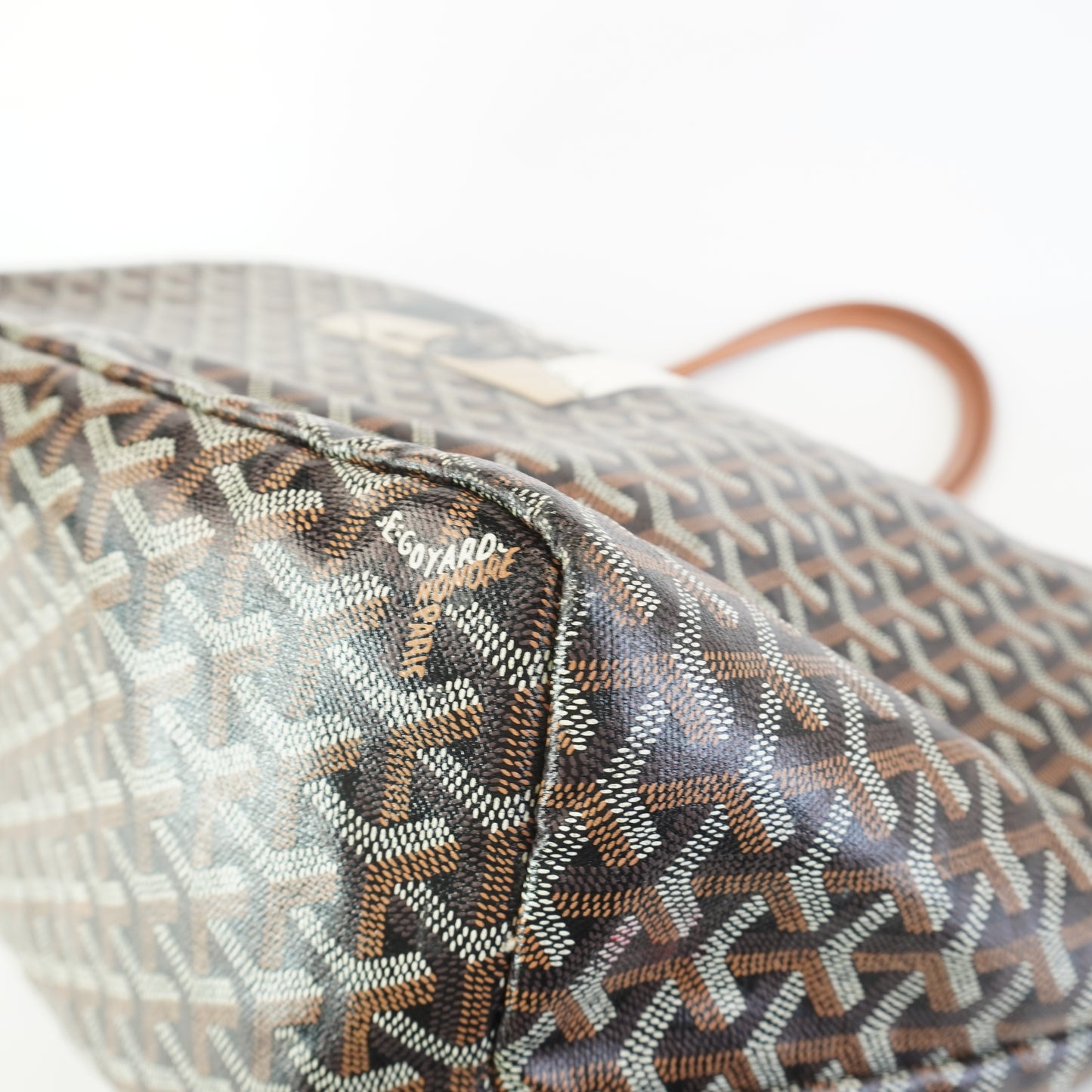 Goyard Saint Louis Tote Hulot Graphic Print Bag