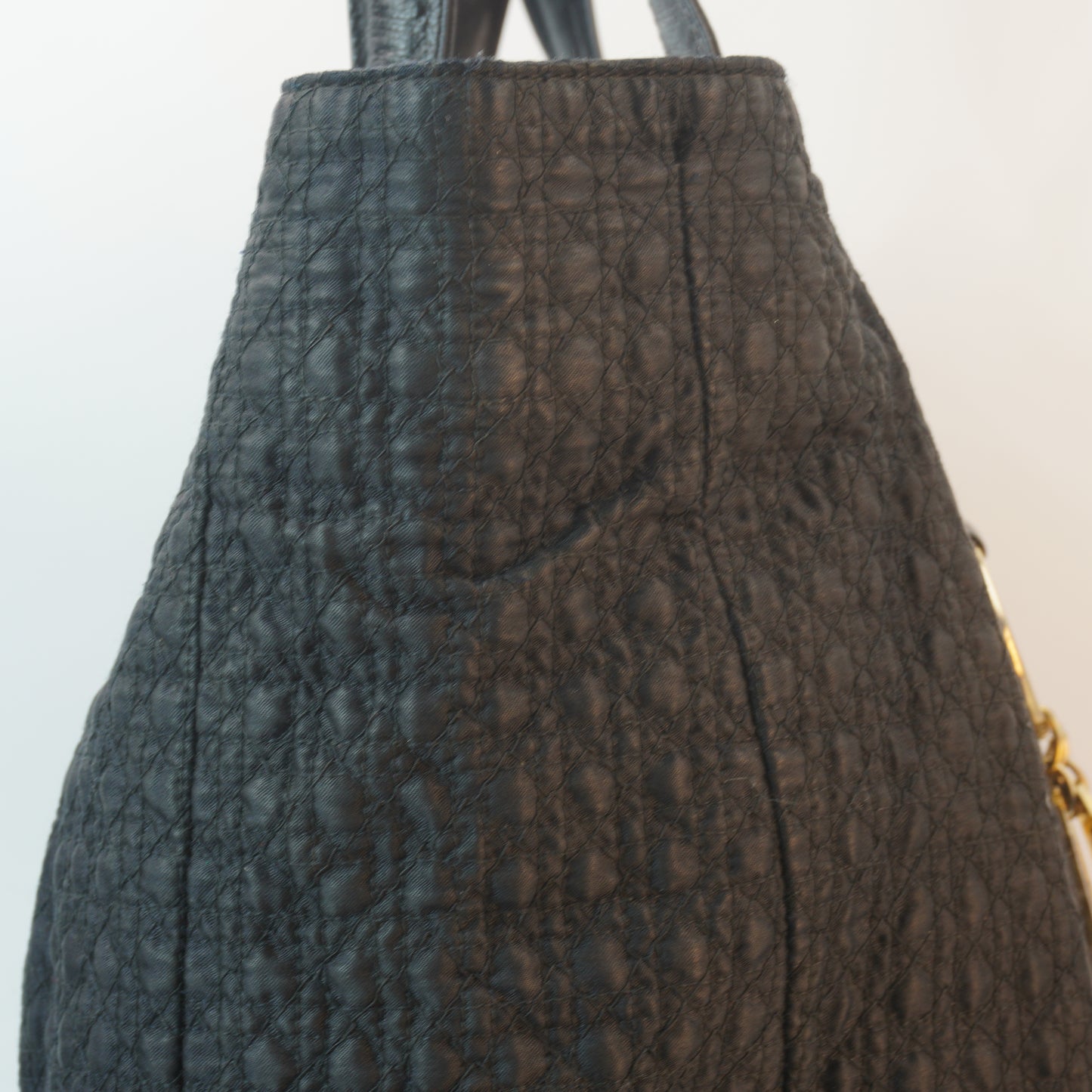 Dior	Karenina Nylon Tote Black GHW