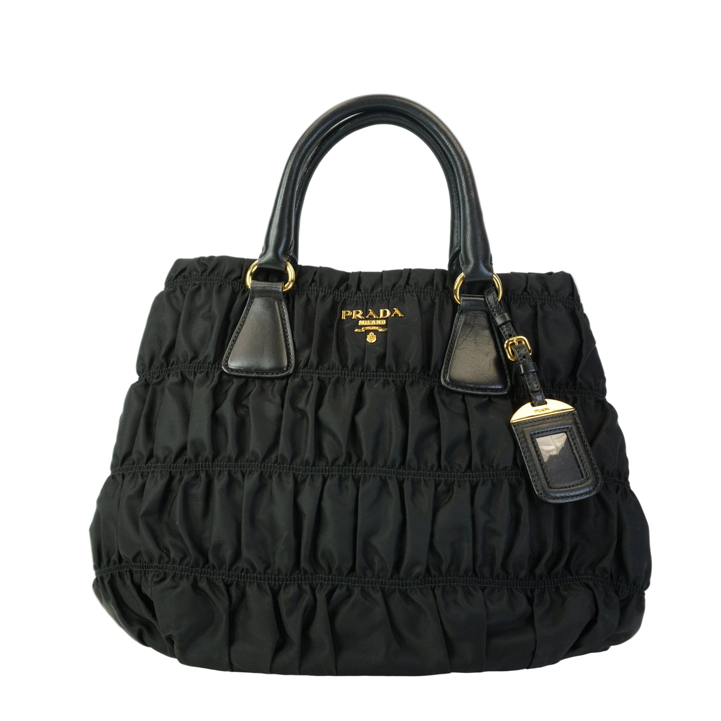 Prada Tessuto Nylon Gaufre GHW Small