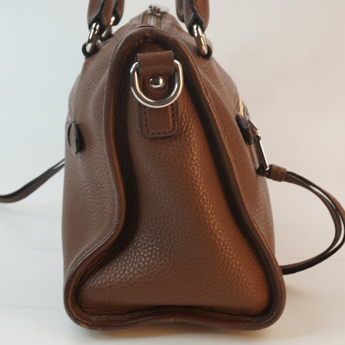 Prada Vitello Diano/Phenix Leather Bauletto Tote Bag
