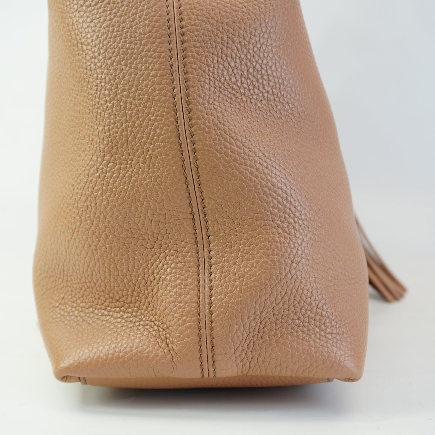 Gucci Soho Chain Shoulder Bag GHW Large Mocha
