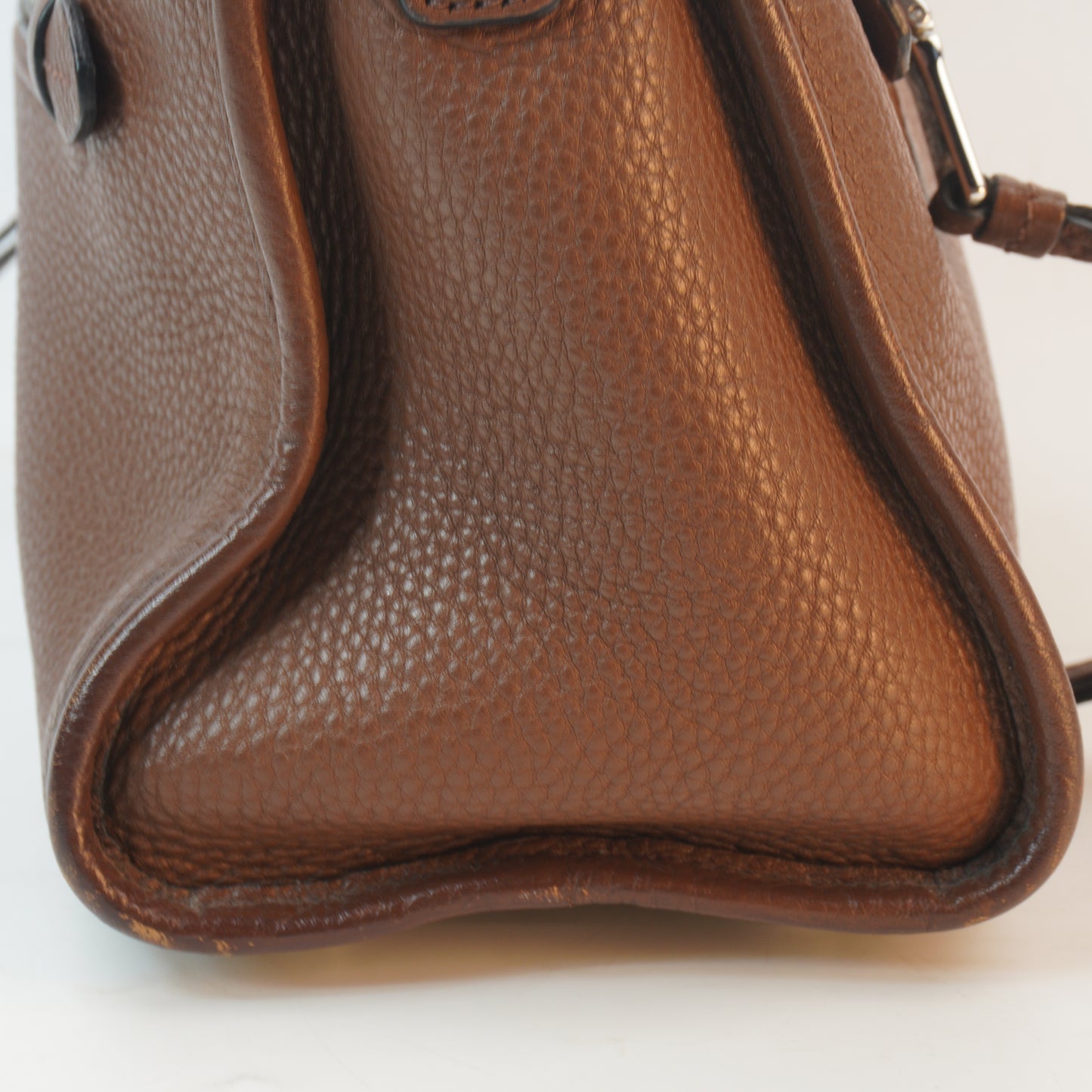 Prada Vitello Diano/Phenix Leather Bauletto Tote Bag