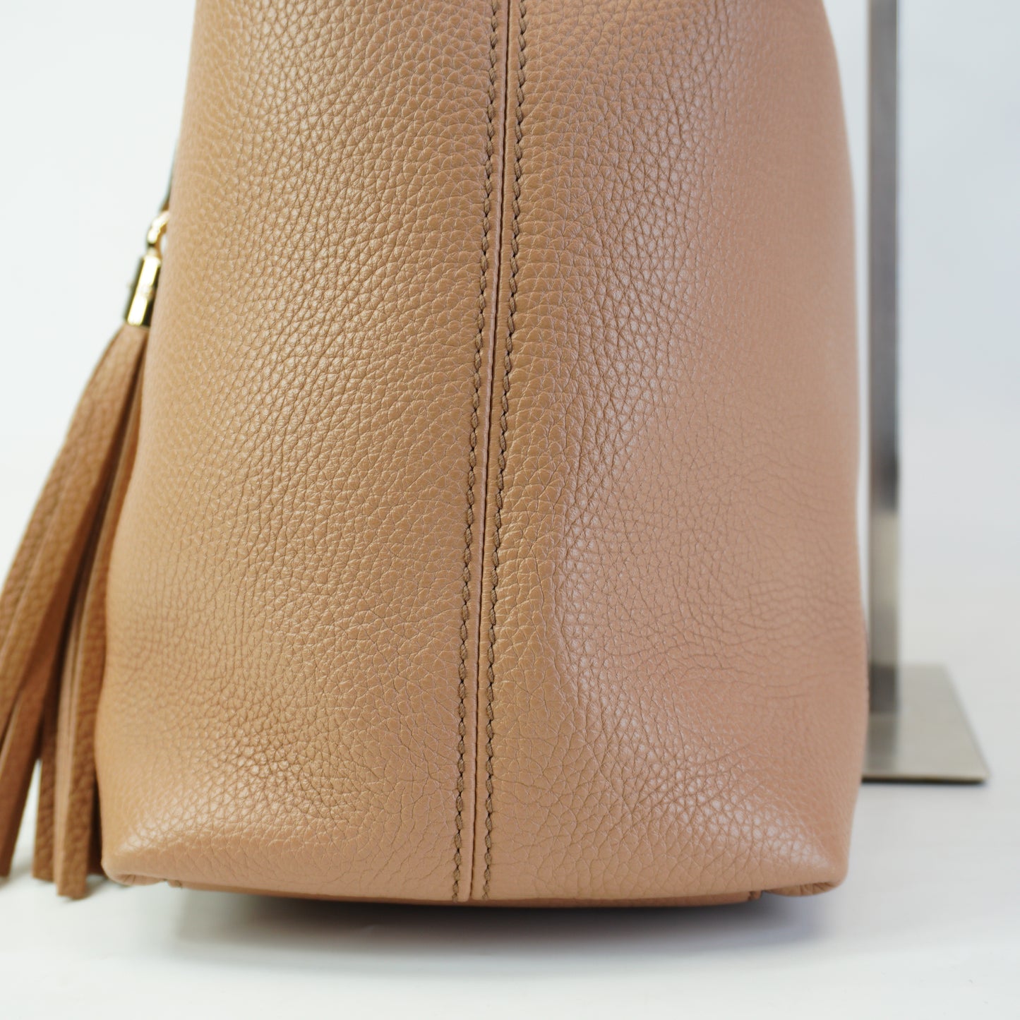 Gucci Soho Chain Shoulder Bag GHW Large Mocha