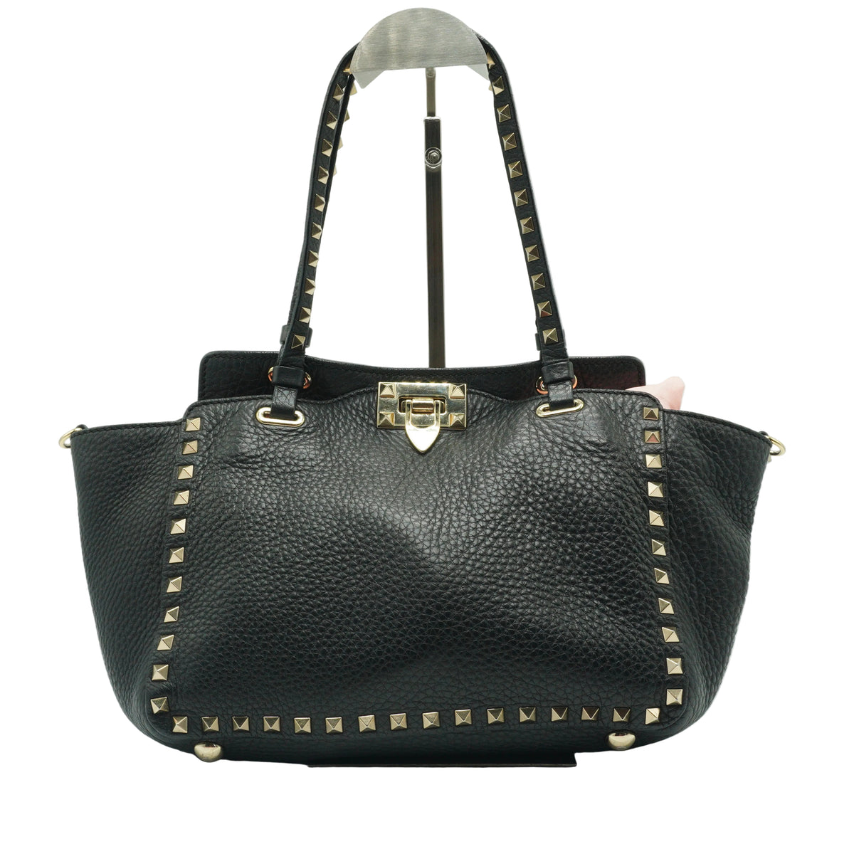 Valentino Garavani Rockstud Bag Black Medium SHW