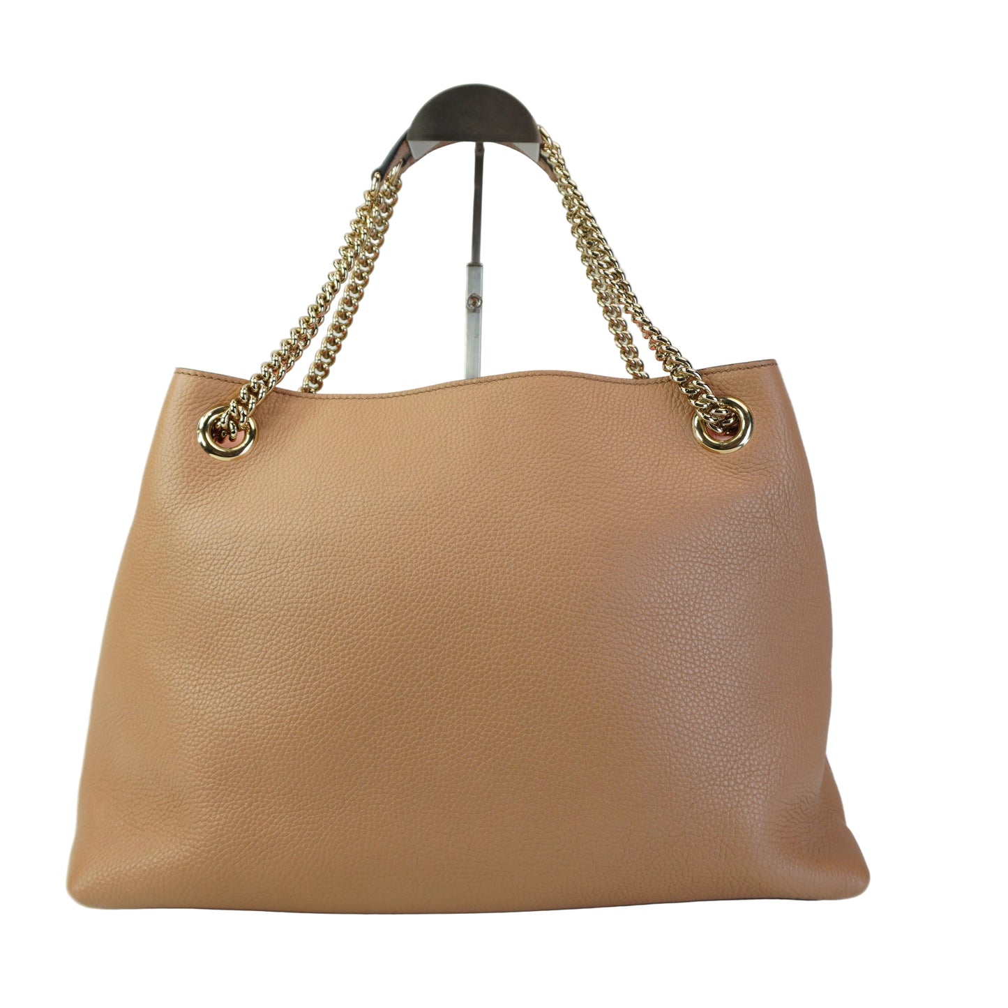 Gucci Soho Chain Shoulder Bag GHW Large Mocha