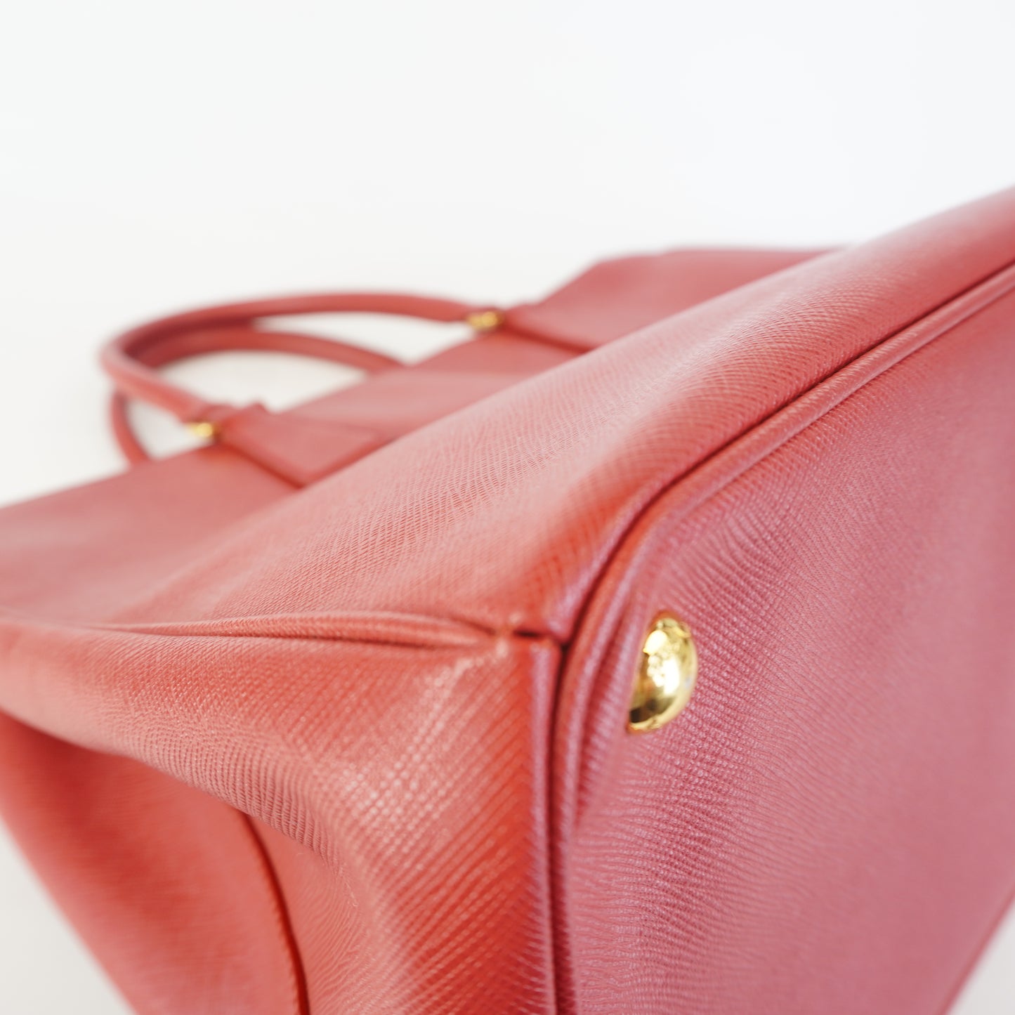Prada Galleria Tote Red GHW Large