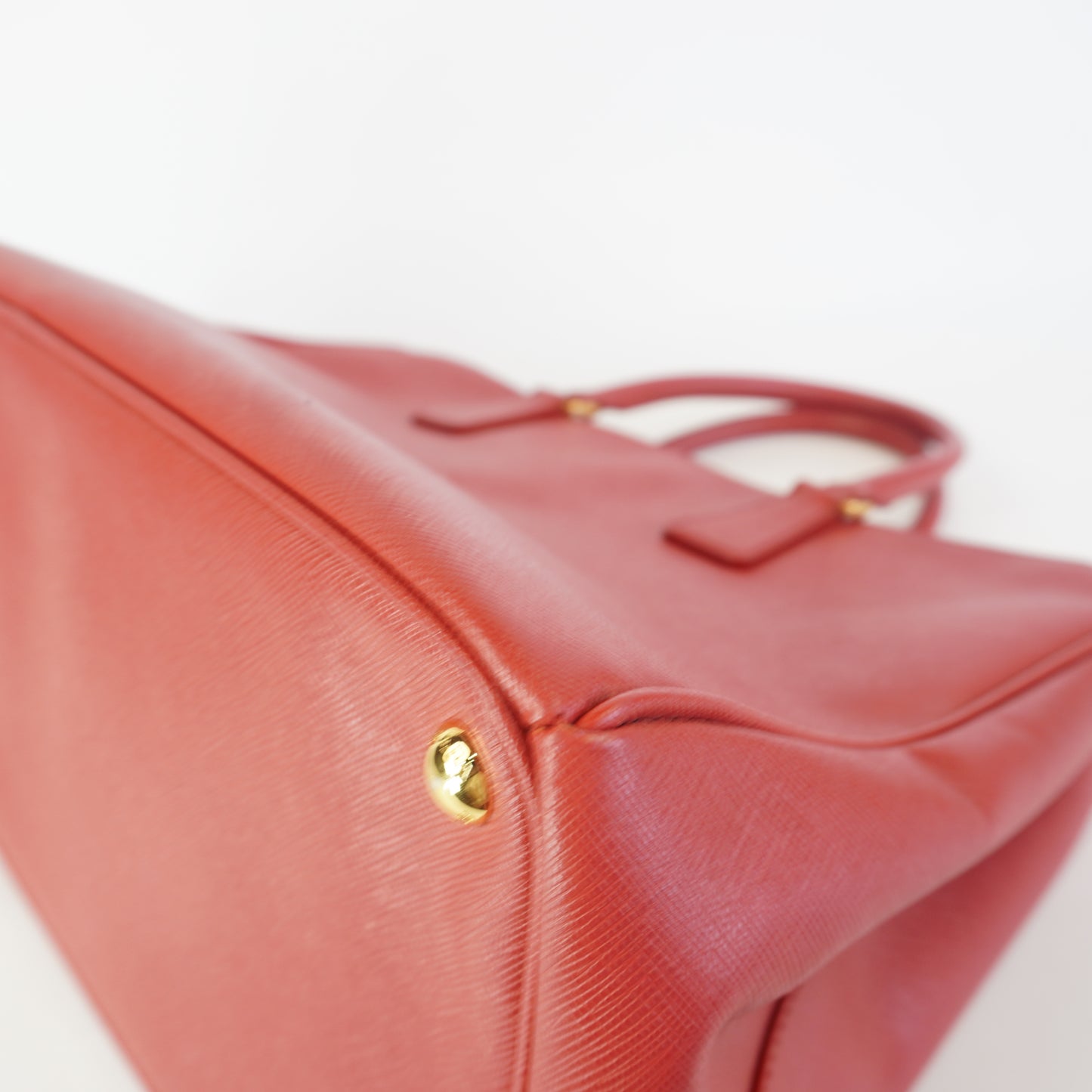Prada Galleria Tote Red GHW Large