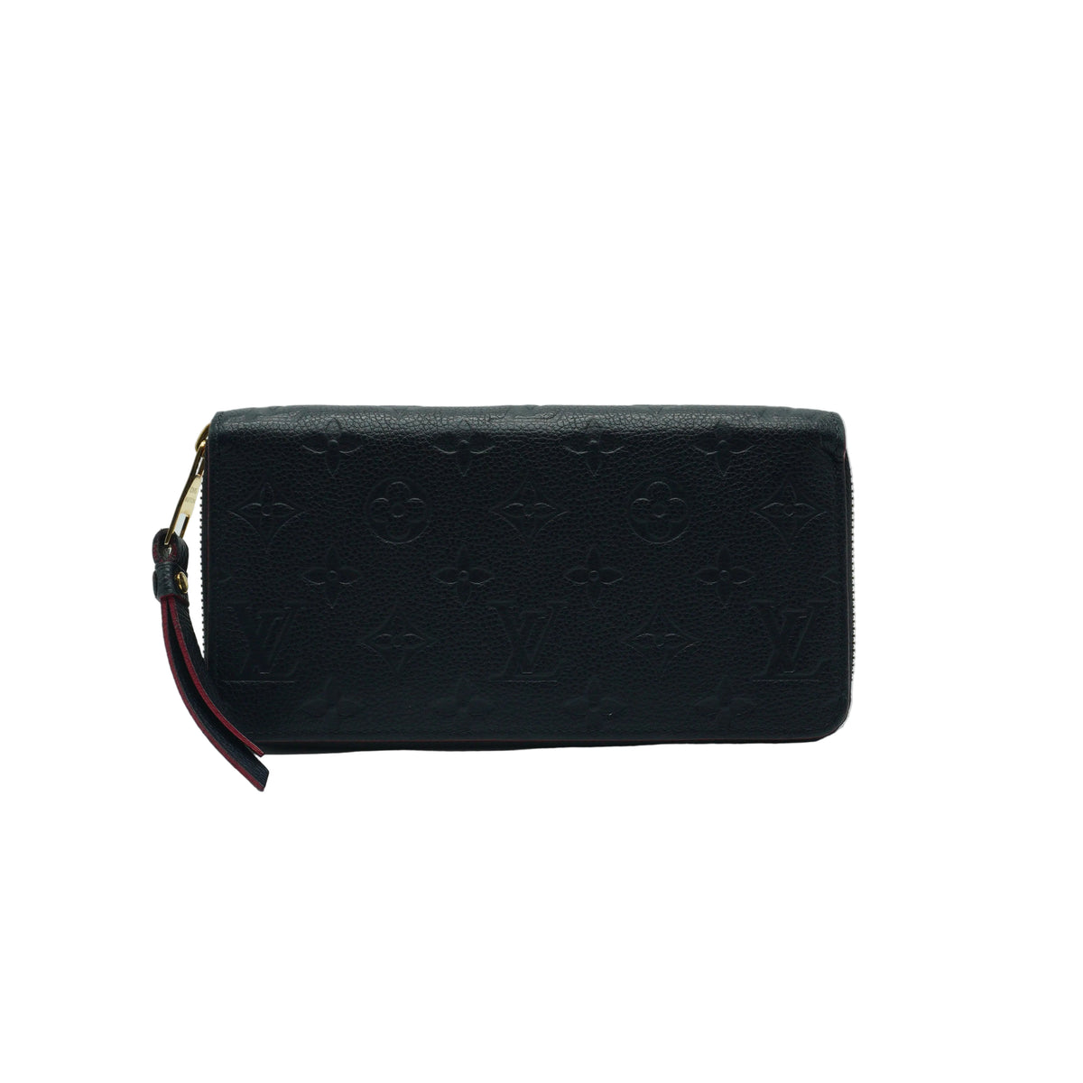Louis Vuitton Zippy Embossed Monogram Empreinte Rouge Wallet