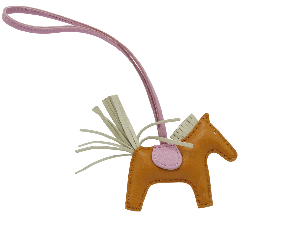 Hermes	Rodeo PM Bag Charm (White, Mustard, Green)