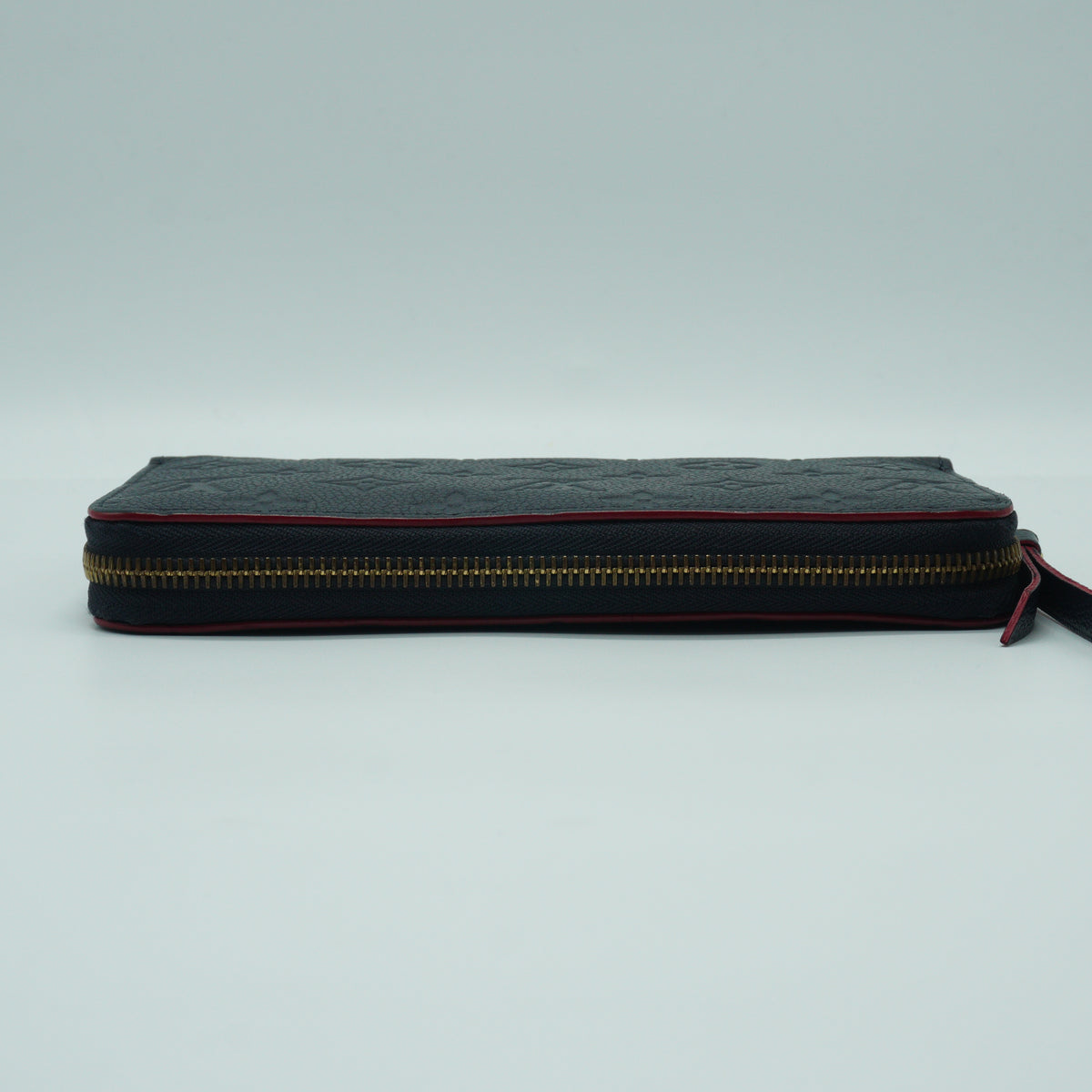 Louis Vuitton Zippy Embossed Monogram Empreinte Rouge Wallet