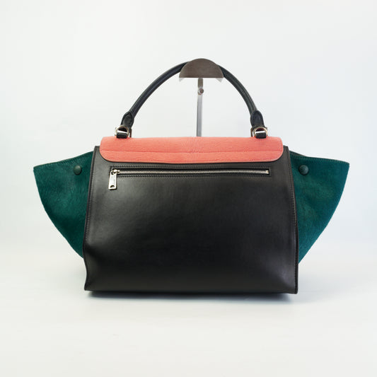 Celine Trapeze Bag Tri-color  Medium SHW