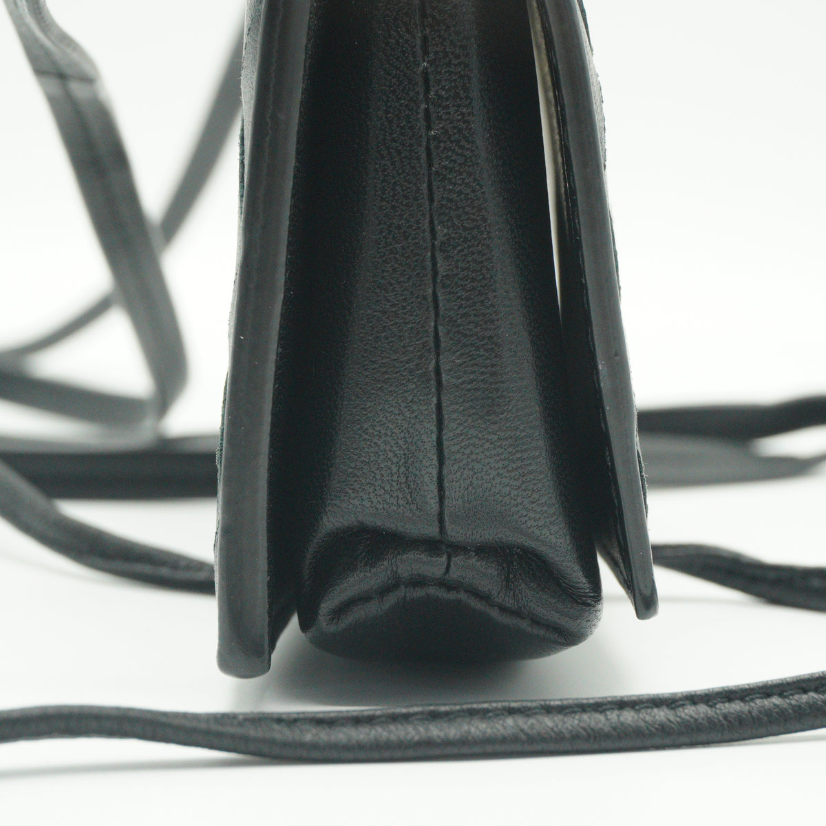 Bottega Veneta Andiamo Intrecciato Black Wallet