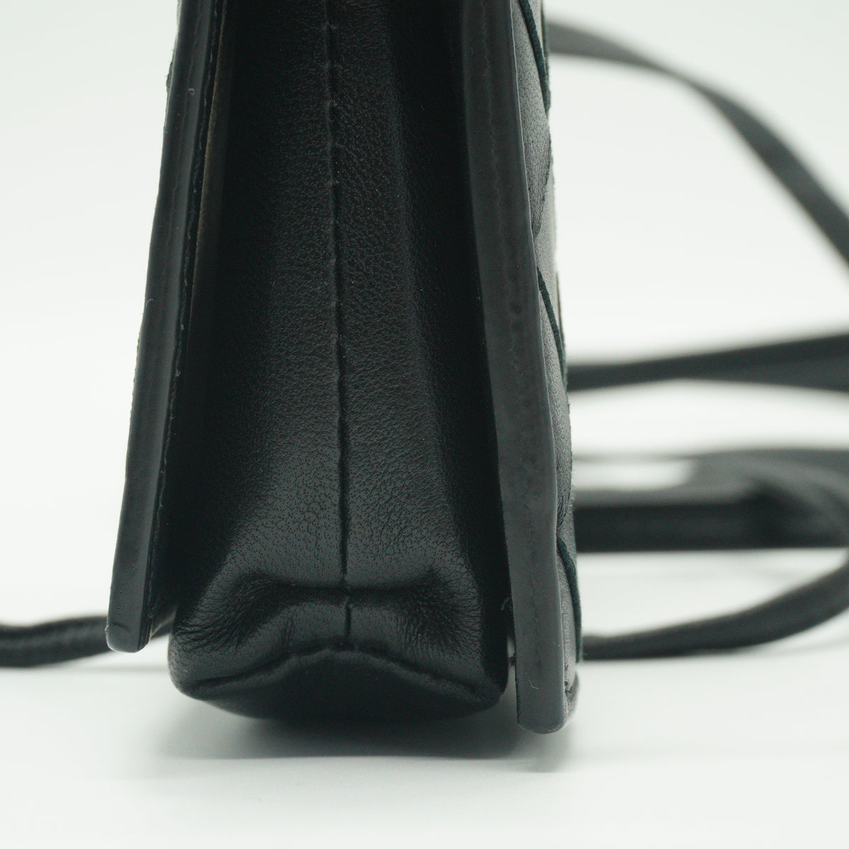 Bottega Veneta Andiamo Intrecciato Black Wallet
